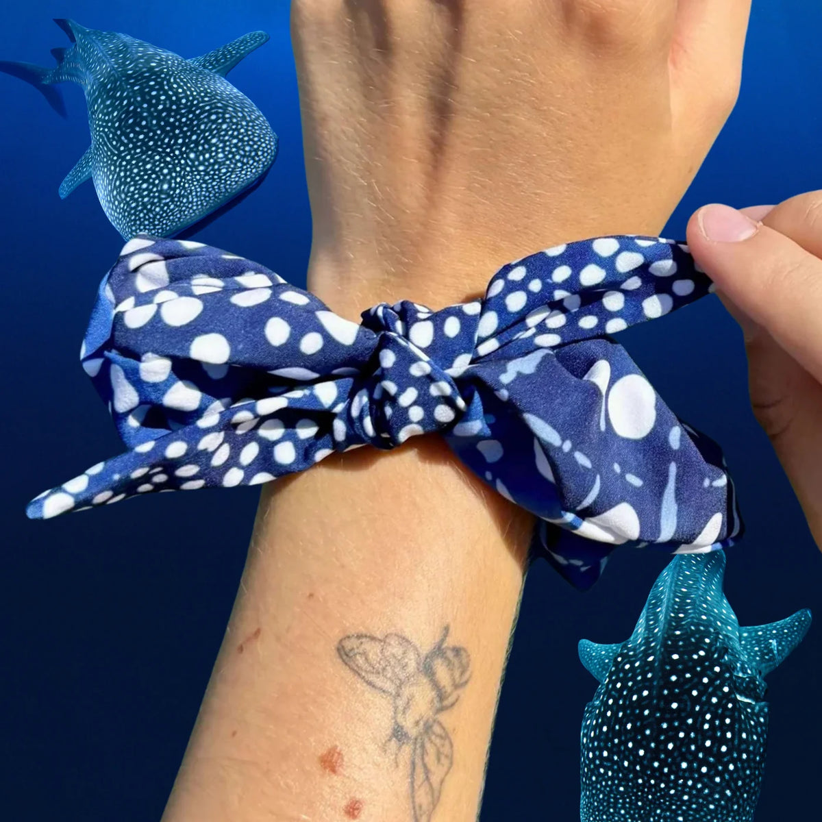 Recycled Ocean Scrunchie