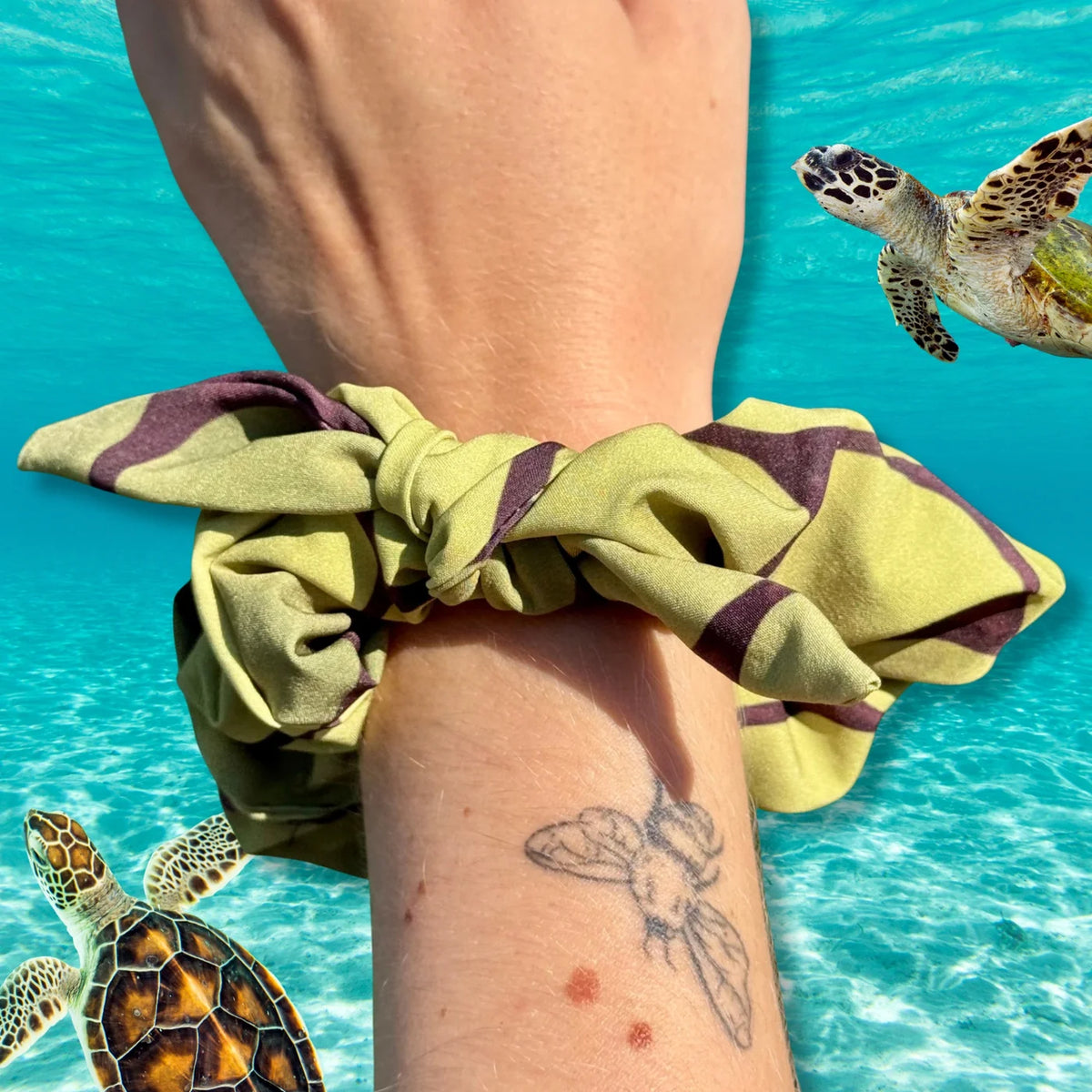 Recycled Ocean Scrunchie